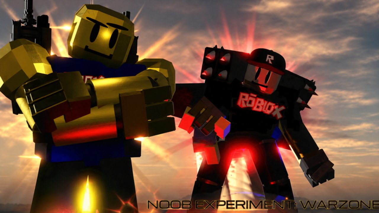 Noob Experiment Warzone Roblox cover art